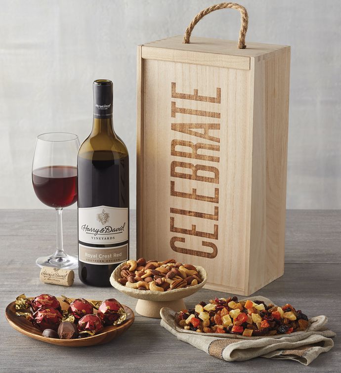 Celebrate Wine Box with Snacks