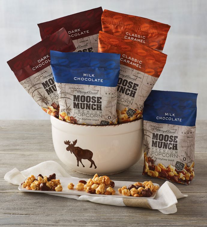 Moose Munch&#174; Premium Popcorn with Snack Bowl