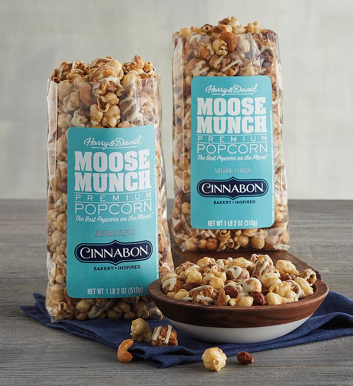 Moose Munch&#174; Premium Popcorn Inspired by Cinnabon&#174;   Duo