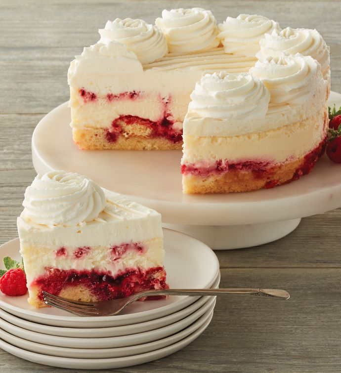 The Cheesecake Factory® Lemon Raspberry Cream Cheesecake