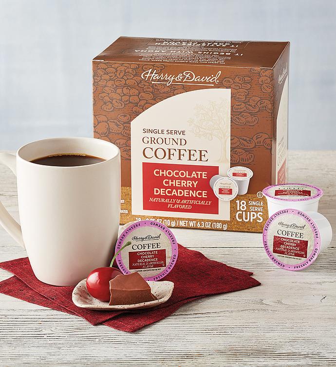 Chocolate Cherry Decadence Single Serve Coffee