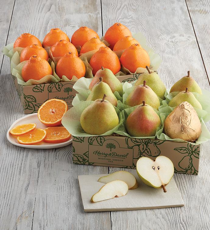 HoneyBells and Royal Riviera Pears