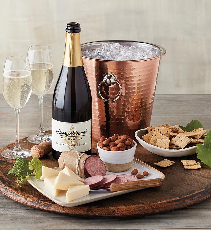 Sparkling Wine and Copper Chiller GIft