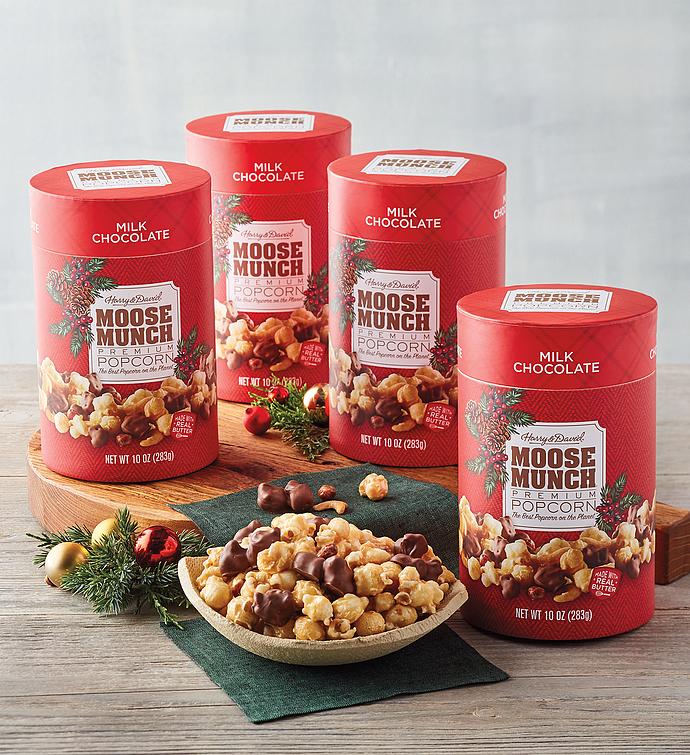 Moose Munch Holiday Premium Popcorn  Milk Chocolate   Pack