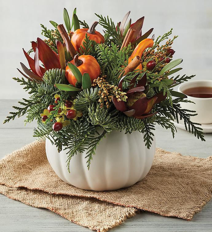 Harvest Pumpkin Centerpiece