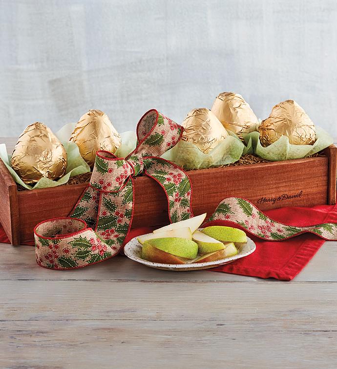 Gold Pear Gift Crate