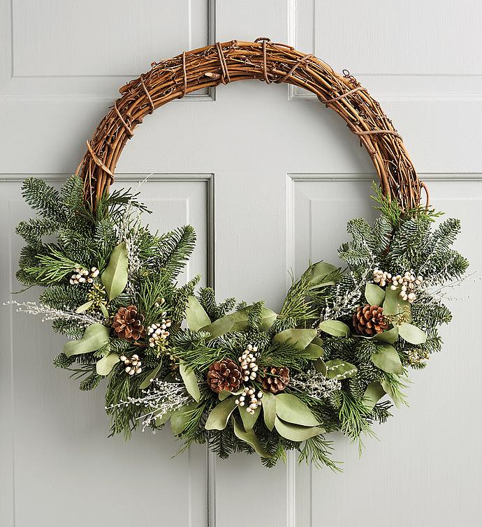 Modern Holiday Wreath