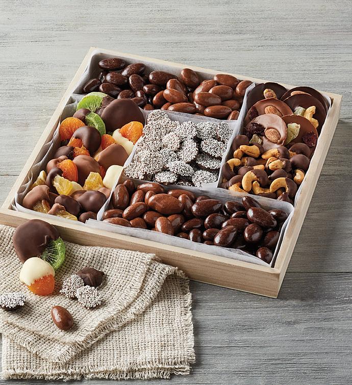 Belgian Chocolate Dipped Dried Fruit and Nuts