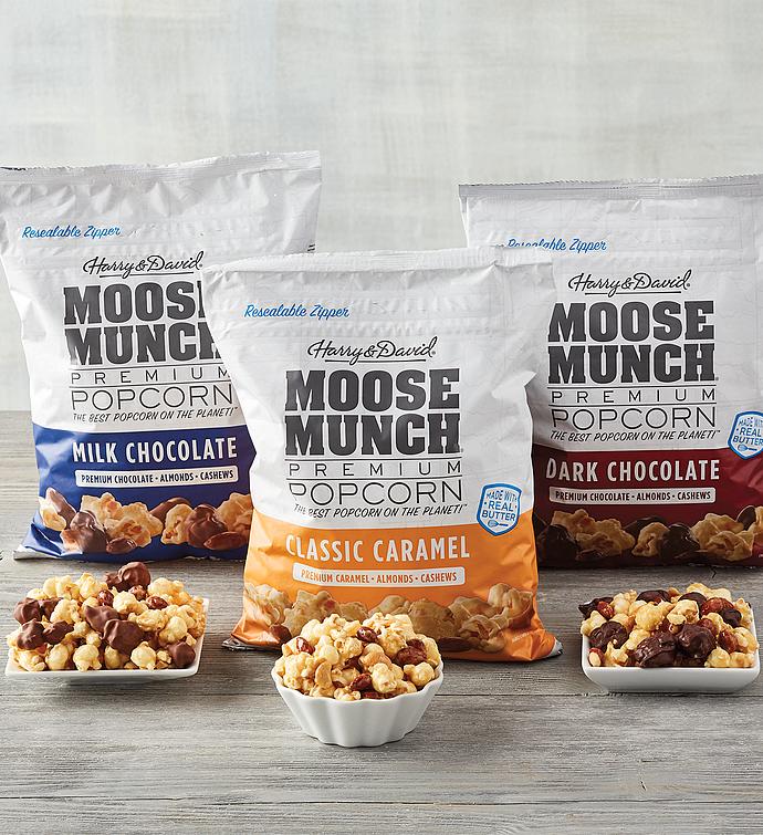 Moose Munch® Premium Popcorn Party Sized Trio