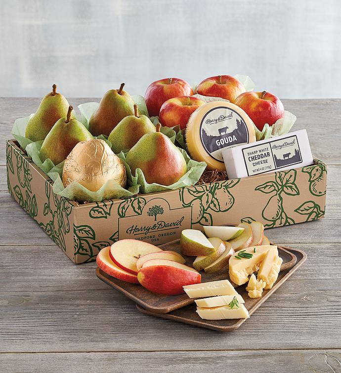 Classic Pears Apples and Cheese Gift