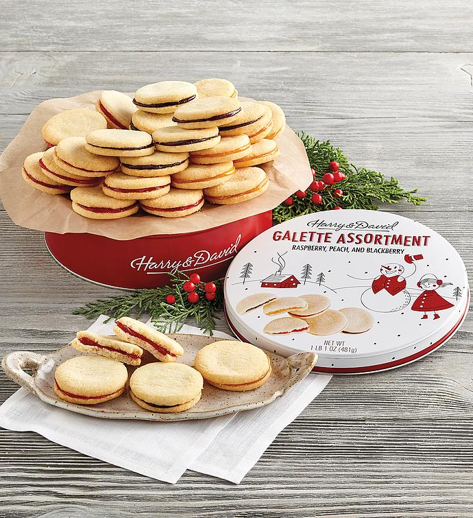 Holiday Galette Cookie Gift Tin