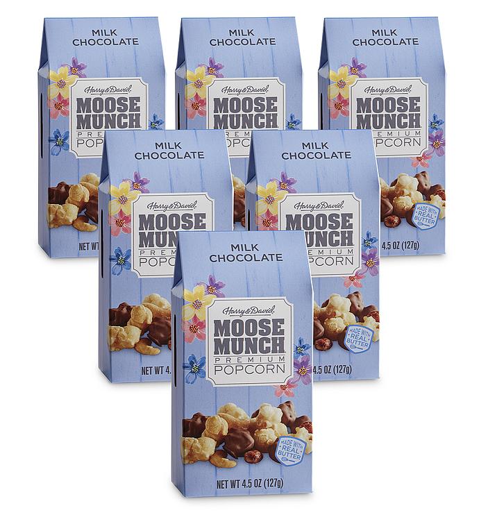 Moose Munch&#174; Spring Milk Chocolate Premium Popcorn   6 Pack