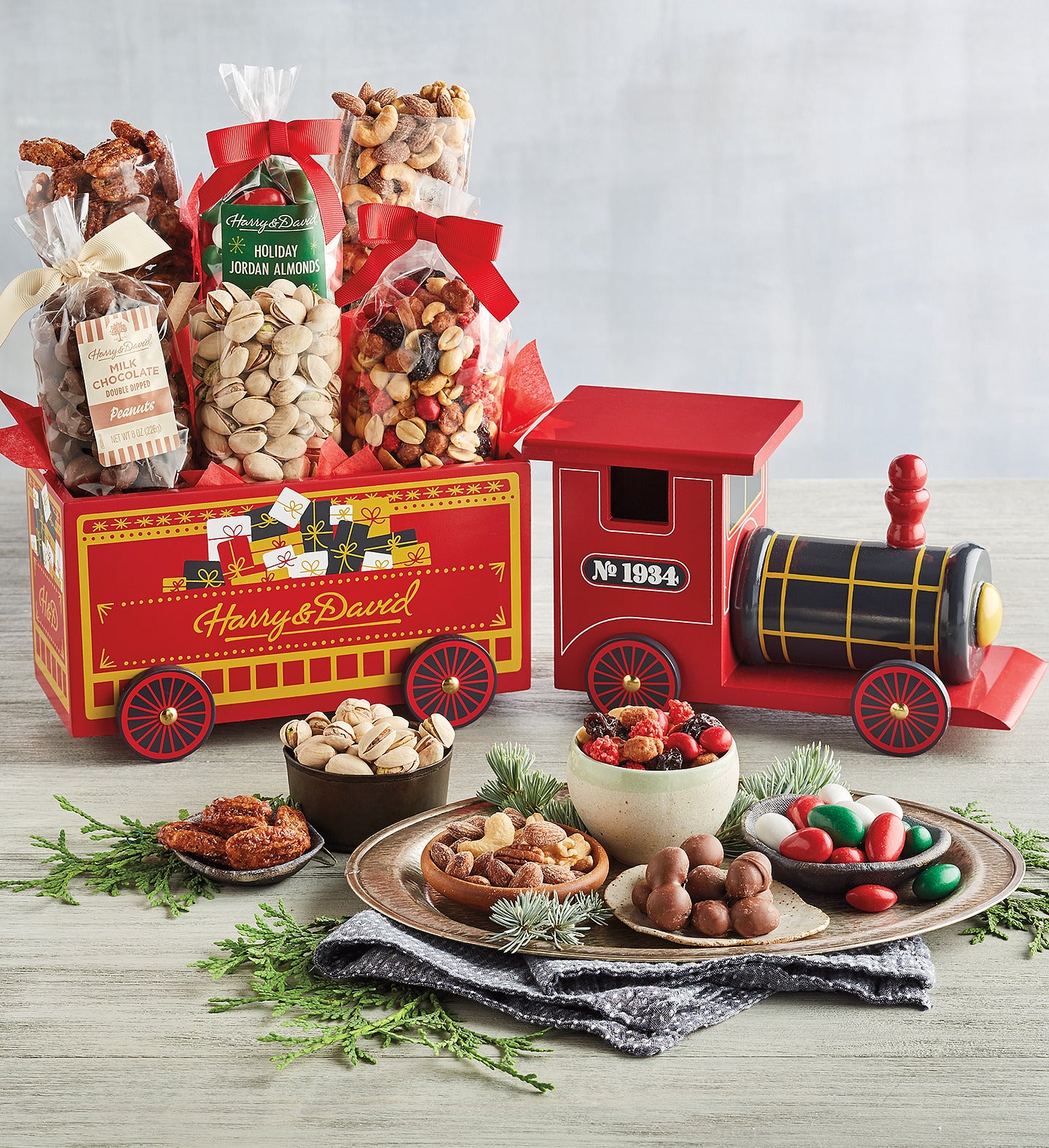 Festive Snack Train Harry & David