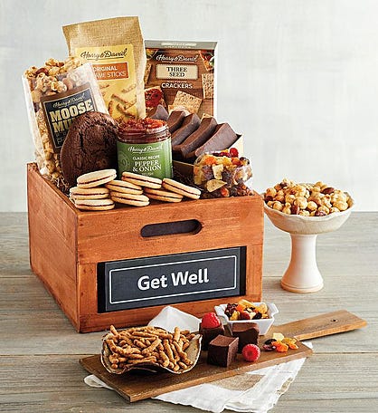 Get Well Soon Basket of Thoughtfulness & Comfort - Get Well Gifts for Women  After Surgery - get Well Soon Basket - get Well Gifts for Women -  Baskets-n-Beyond