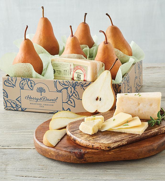 Bosc Pears and Bella Vitano&#174; Gold Cheese