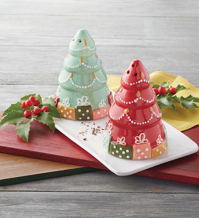 Christmas Tree Salt & Pepper Shakers | Harry & David