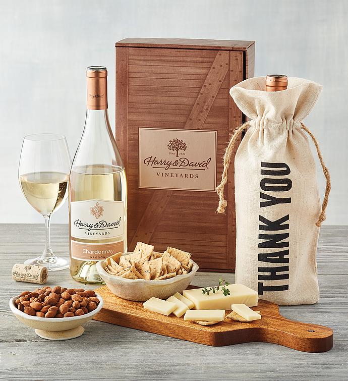Thank You White Wine Gift Box Harry & David