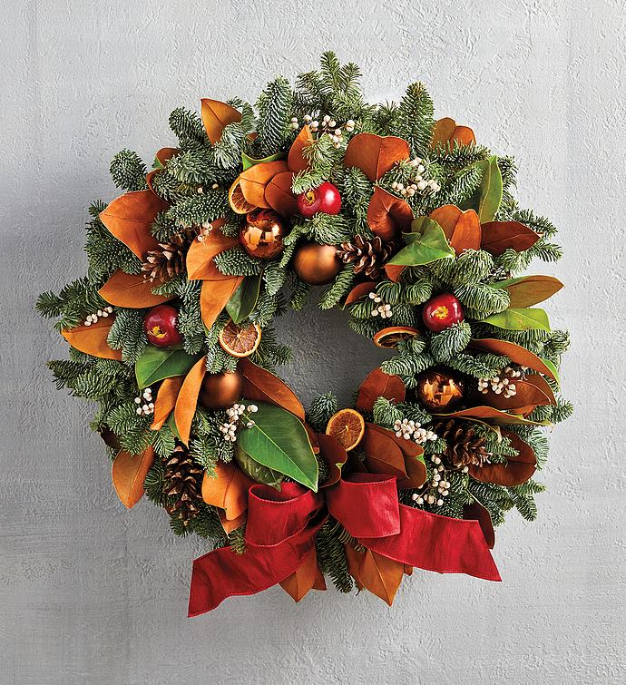 Holiday Magnolia Wreath Harry & David