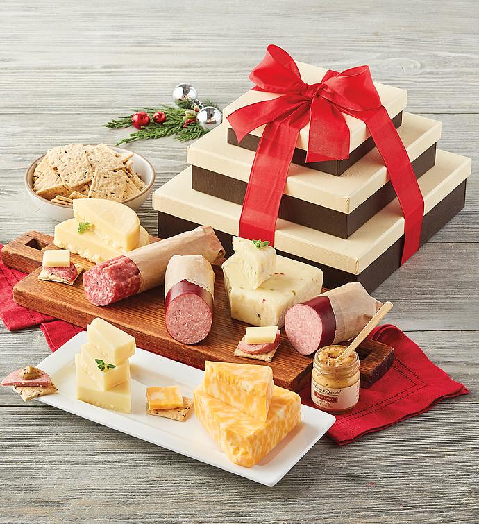 Meat and Cheese Gift Tower