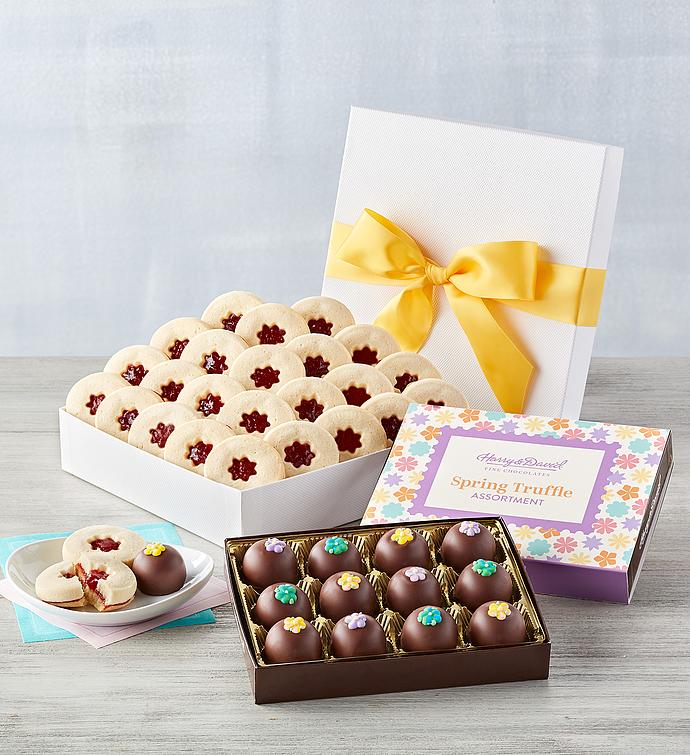 Spring Shortbread Cookies and Truffles