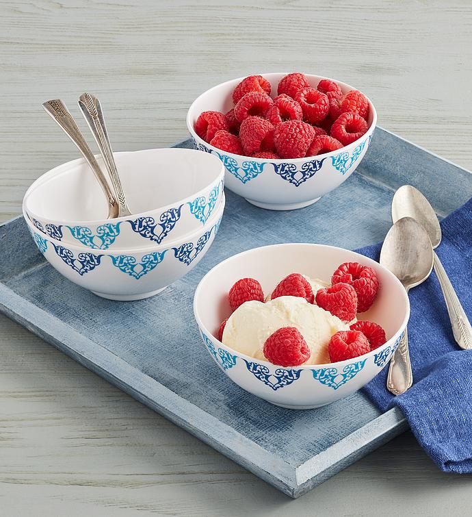 Melamine Ice Cream Bowls   Set of 4