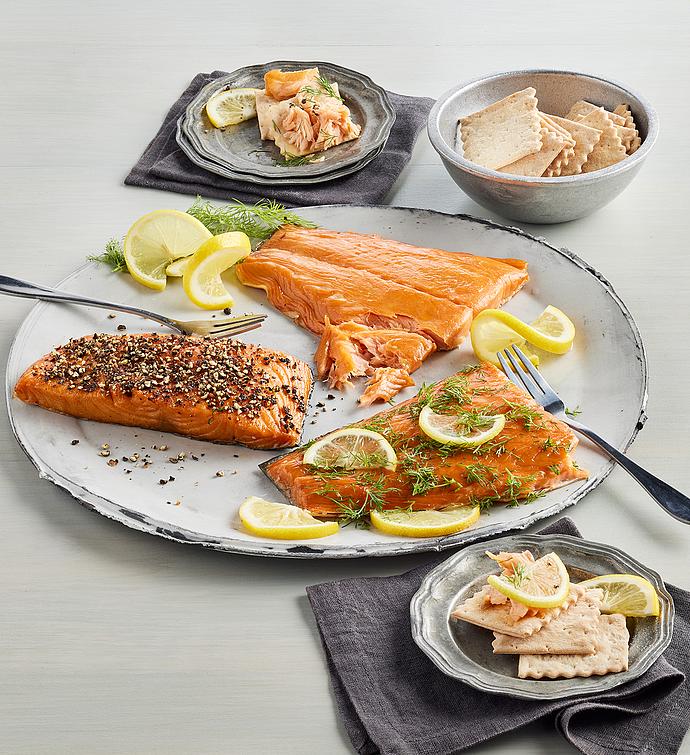 Wild Alaskan Smoked Salmon Trio