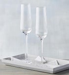 Sparkling Wine with Glasses and Truffles Gift Set
