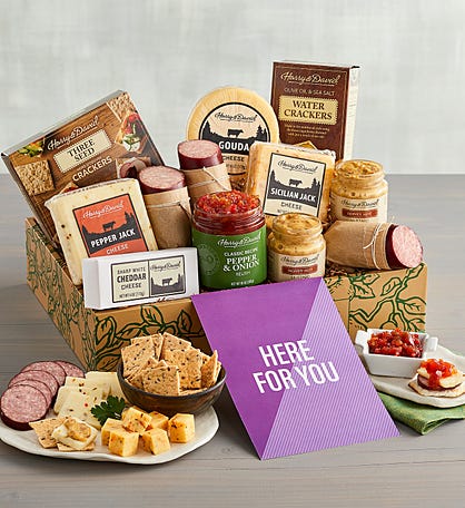 Thinking of You Meat and Cheese Gift by