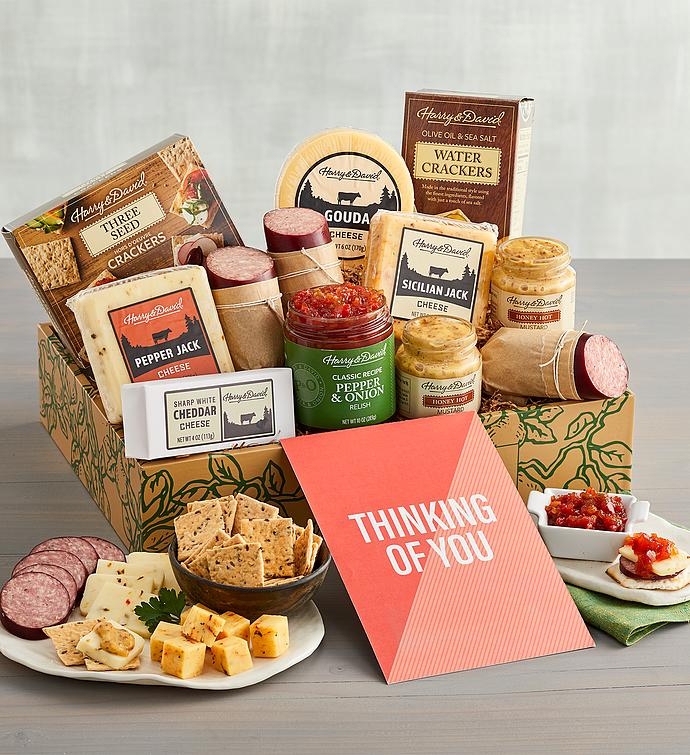 "Thinking of You" Meat and Cheese Gift Box