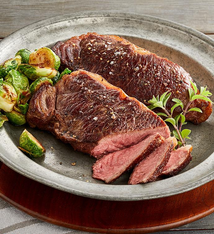 USDA Prime New York Strip Steak   Two 10 Ounce