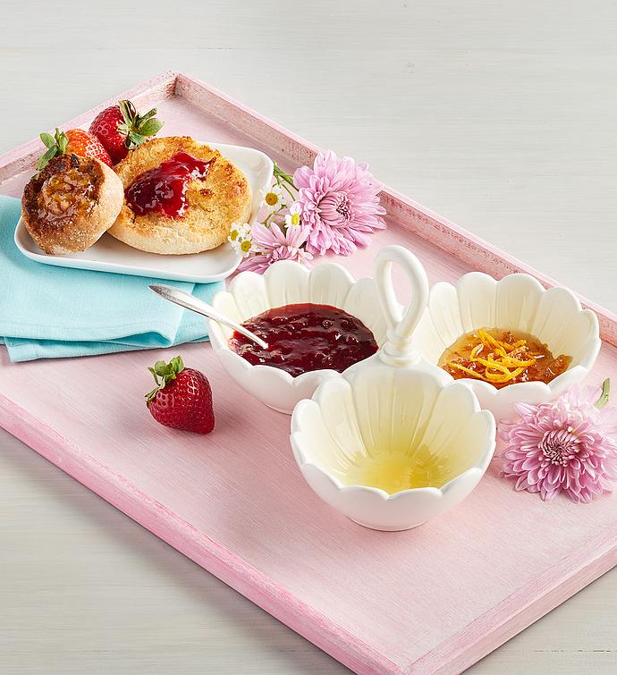 Flower 3 Part Serving Tray