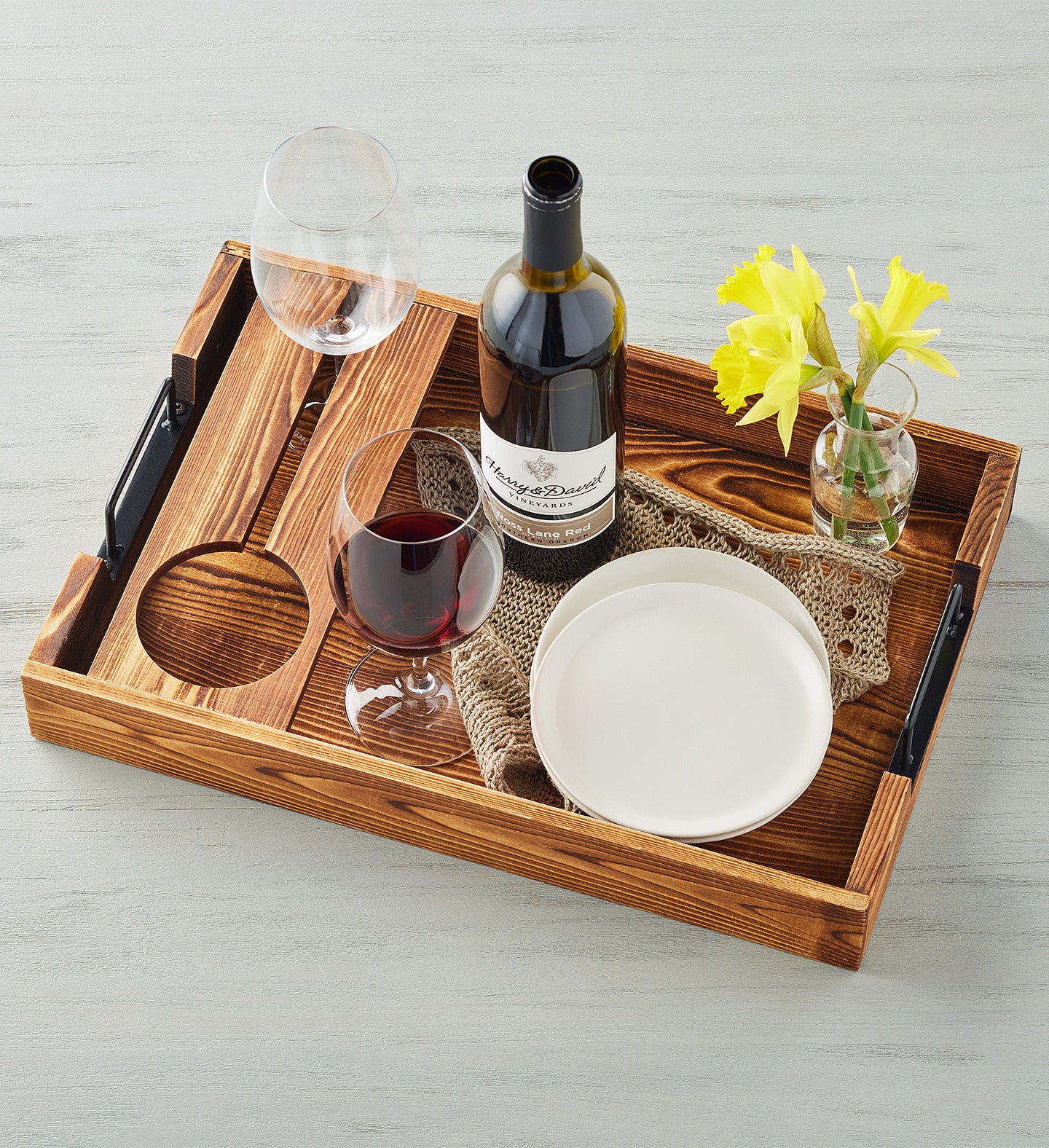 Wooden Leaf Tray - Decorative or Serving Tray