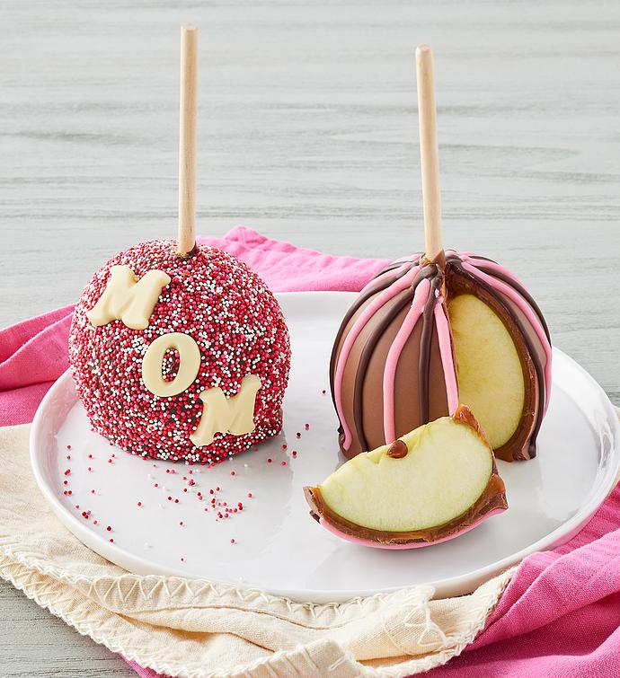 Mother's Day Belgian Chocolate-Covered Caramel Apples
