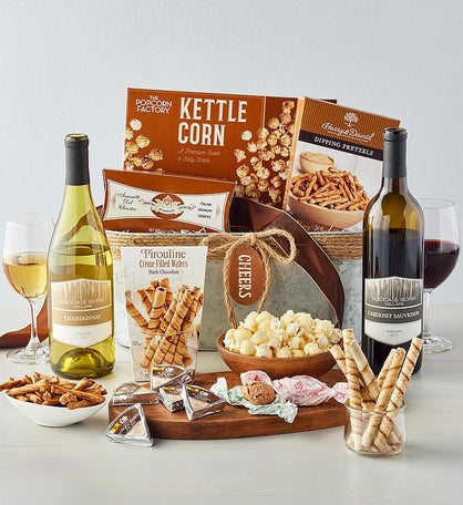 coffee and wine gift baskets