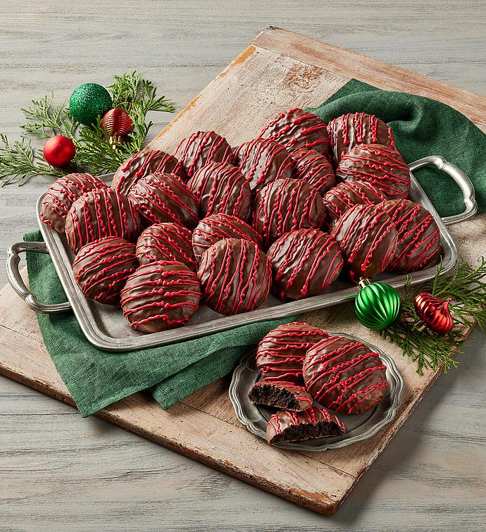 Dark Chocolate Peppermint Cookies 24-Pack