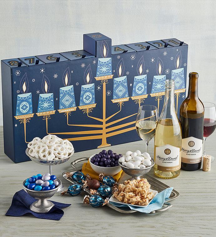 Hanukkah Organizer and Wine Gift