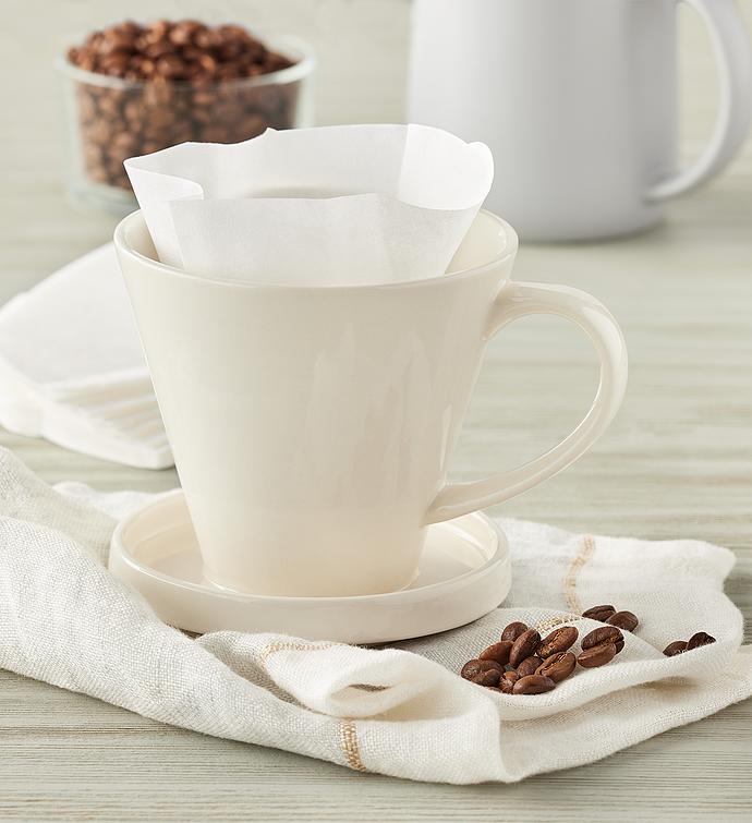 Ceramic Pour-Over Coffee Dripper 