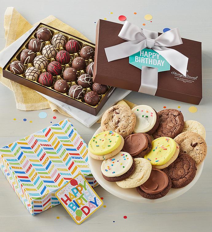 Chocolate Truffles and Cheryl's® Cookies Birthday Gift