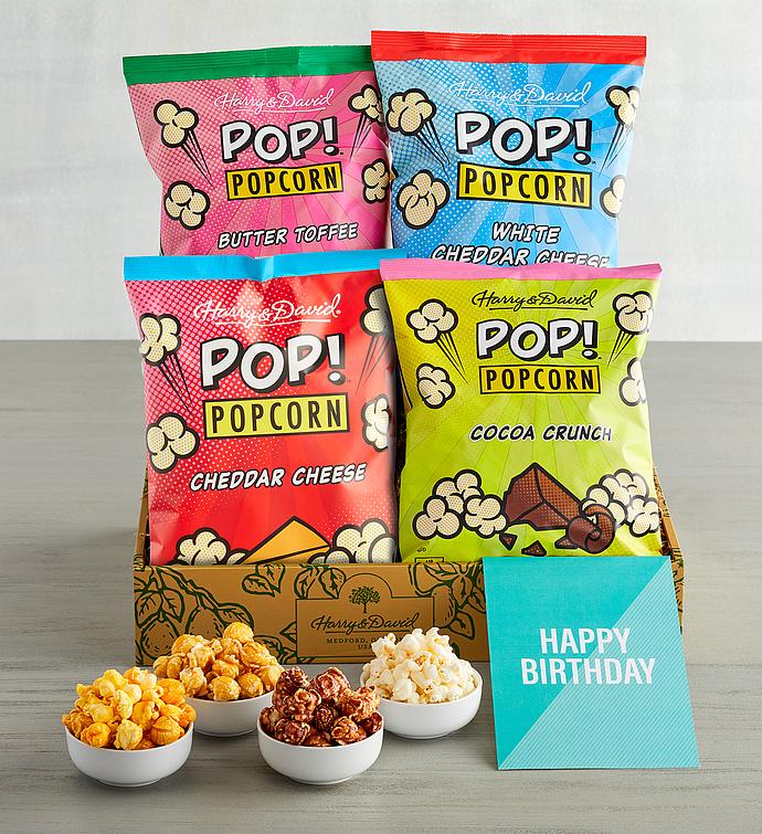 Harry & David Pop! Popcorn™   "Happy Birthday" Gift Box