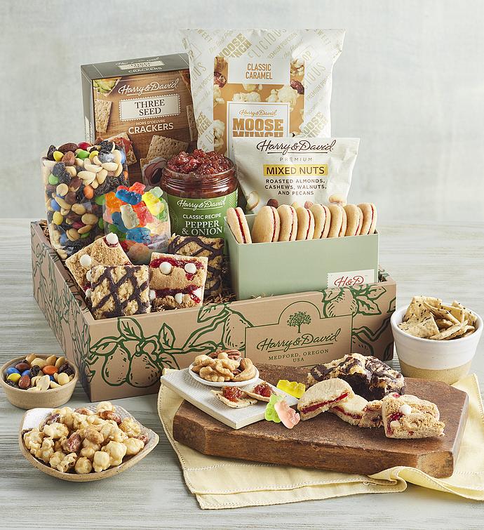 Harry & David® Deluxe Gift Box with Sweet and Salty Treats