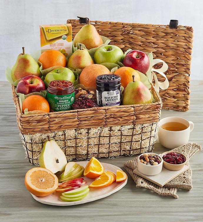 Deluxe Organic Fruit Gift Basket