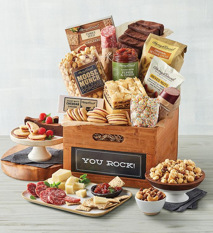 Deluxe "You Rock" Gift Basket