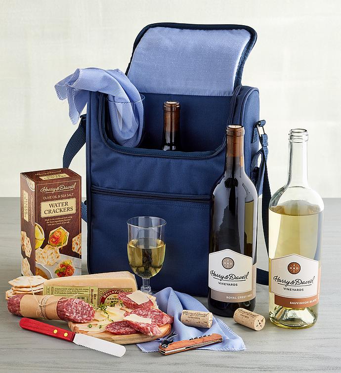 Backpack Picnic Gift Set 2 Bottles