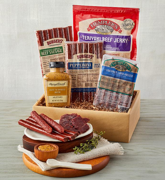 Nuts and Beef Jerky Gift Basket for Men 12 Items Nepal  Ubuy