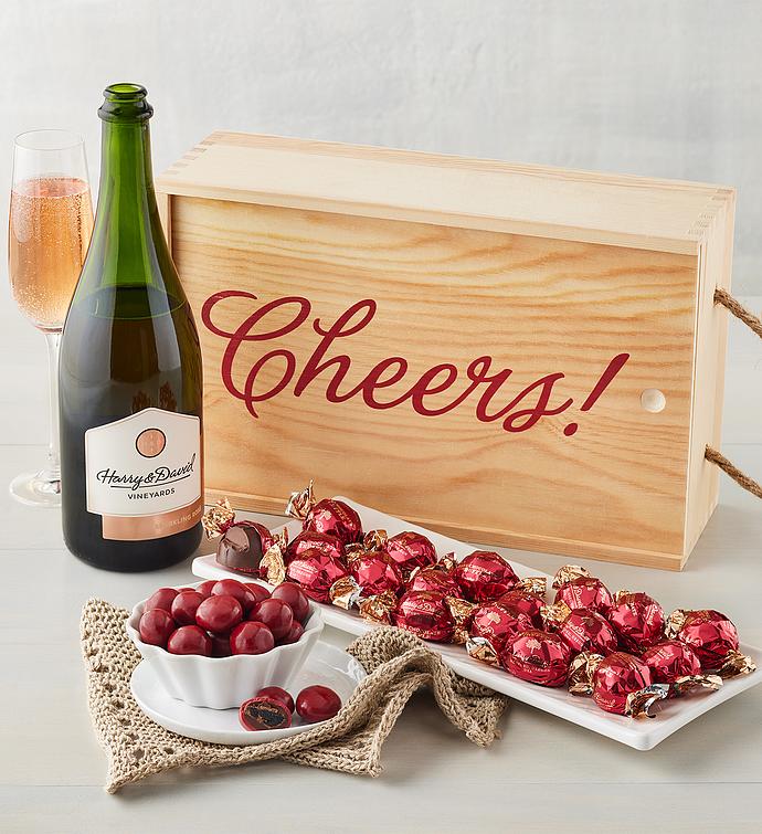 "Cheers" Sparkling Wine Gift Box