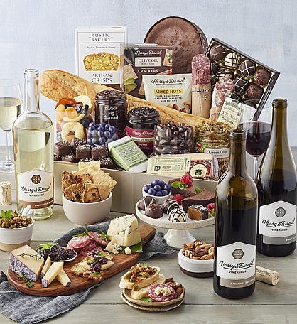 The Wine & Chocolate BroCrate Duo – Wine gift baskets – USA