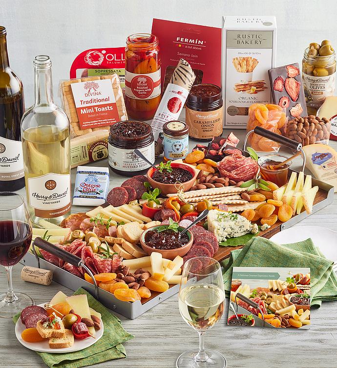 Gourmet Charcuterie and Cheese Board Experience with Wine