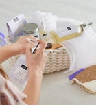 Denarii Lavender Spa Gift Basket with Wine