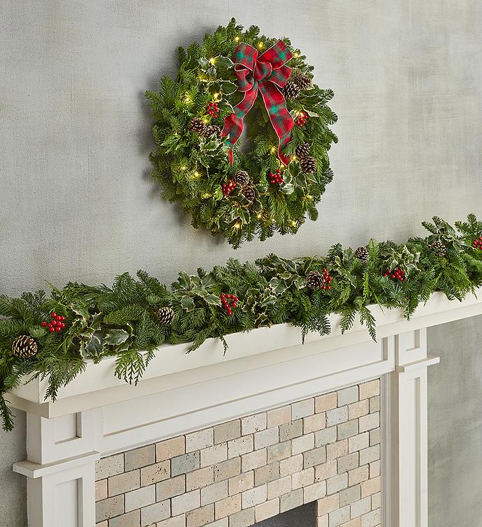 Holiday Evergreen Wreath