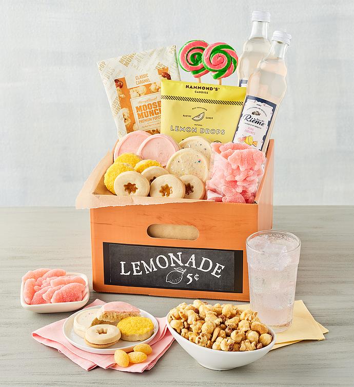 Lemony Sweets and Treats Gift Crate